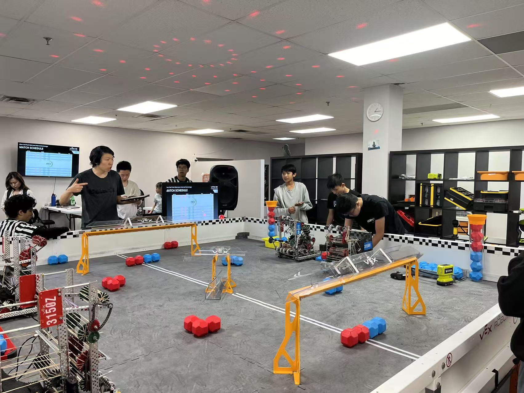 VEX competition pit